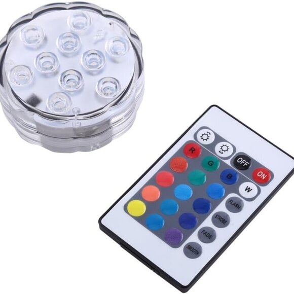 LEDs Aquarium Light Colorful RGB Remote Control Submersible Lights Waterproof - Picture 2 of 11